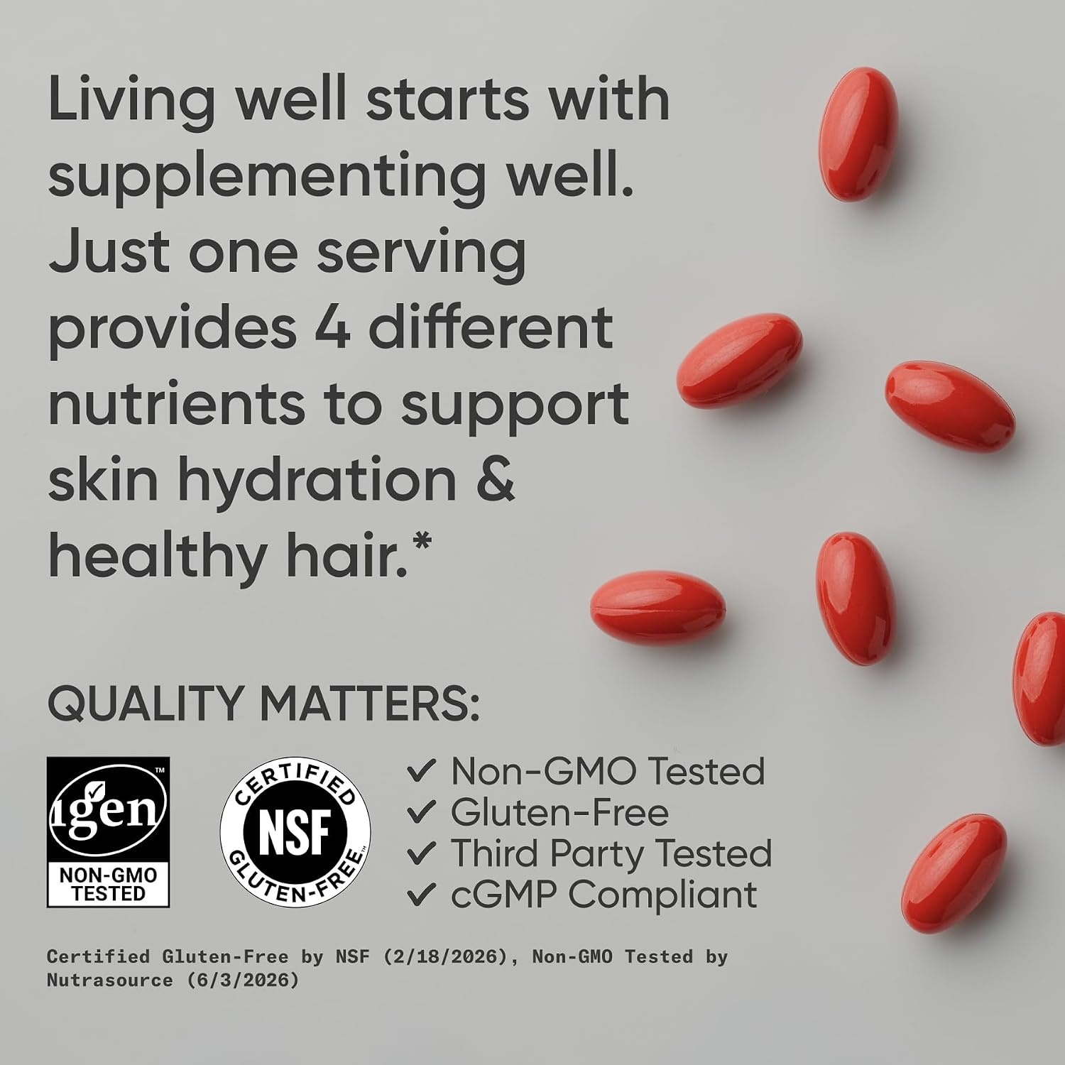 image:imageSports Research Biotin 10000mcg wCoconut Oil 120 Count Plantgels60 Count Pack of 1