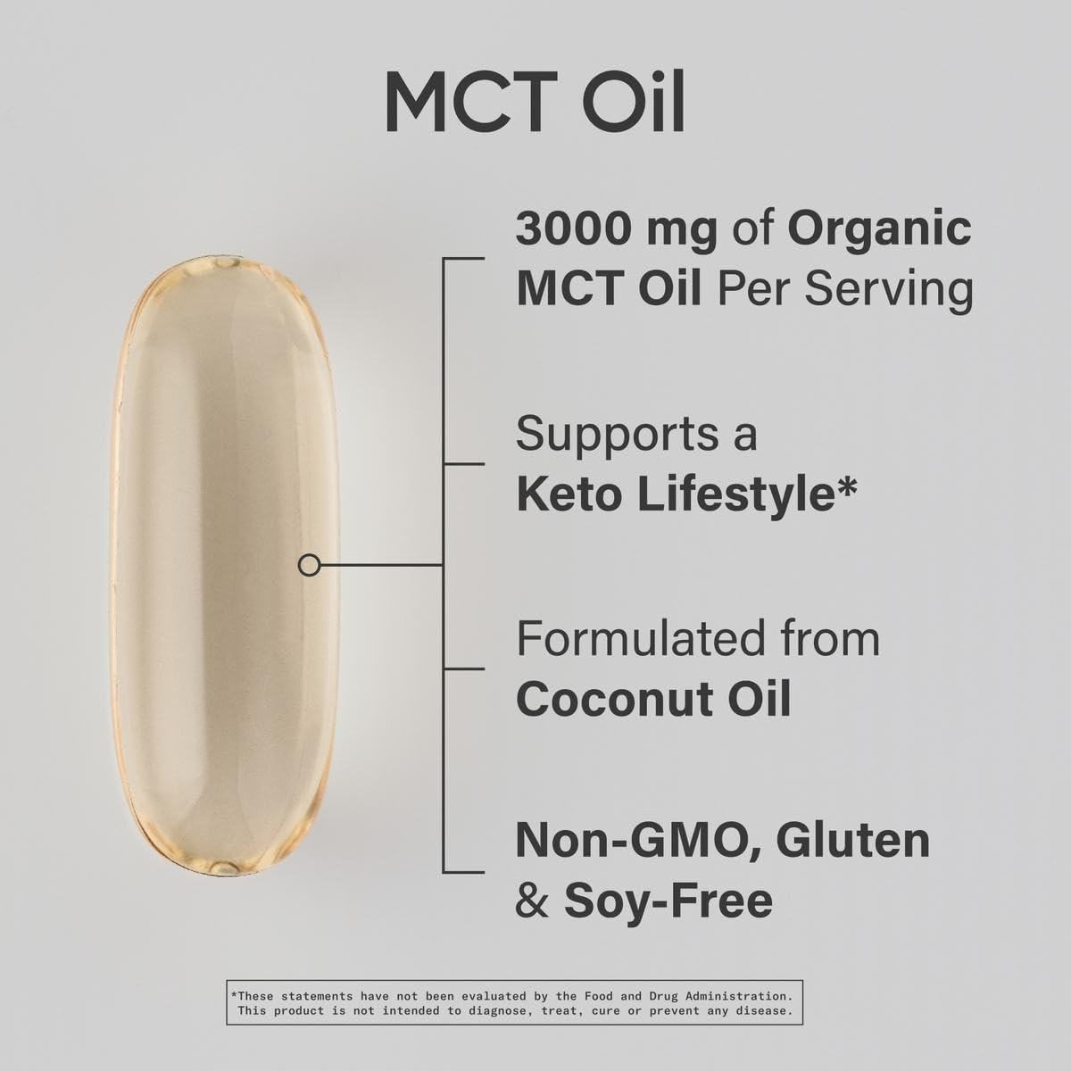 image:imageSports Research Coconut MCT Oil 3000mg 120 Softgels240 Count Pack of 1