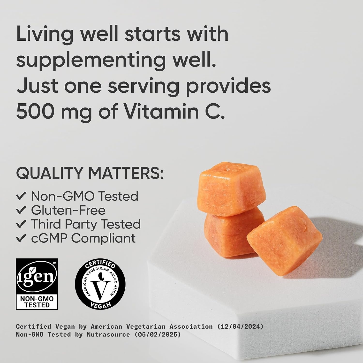 image:imageSports Research High Potency Vitamin C 1000mg 240 Count Veggie CapsulesGummy