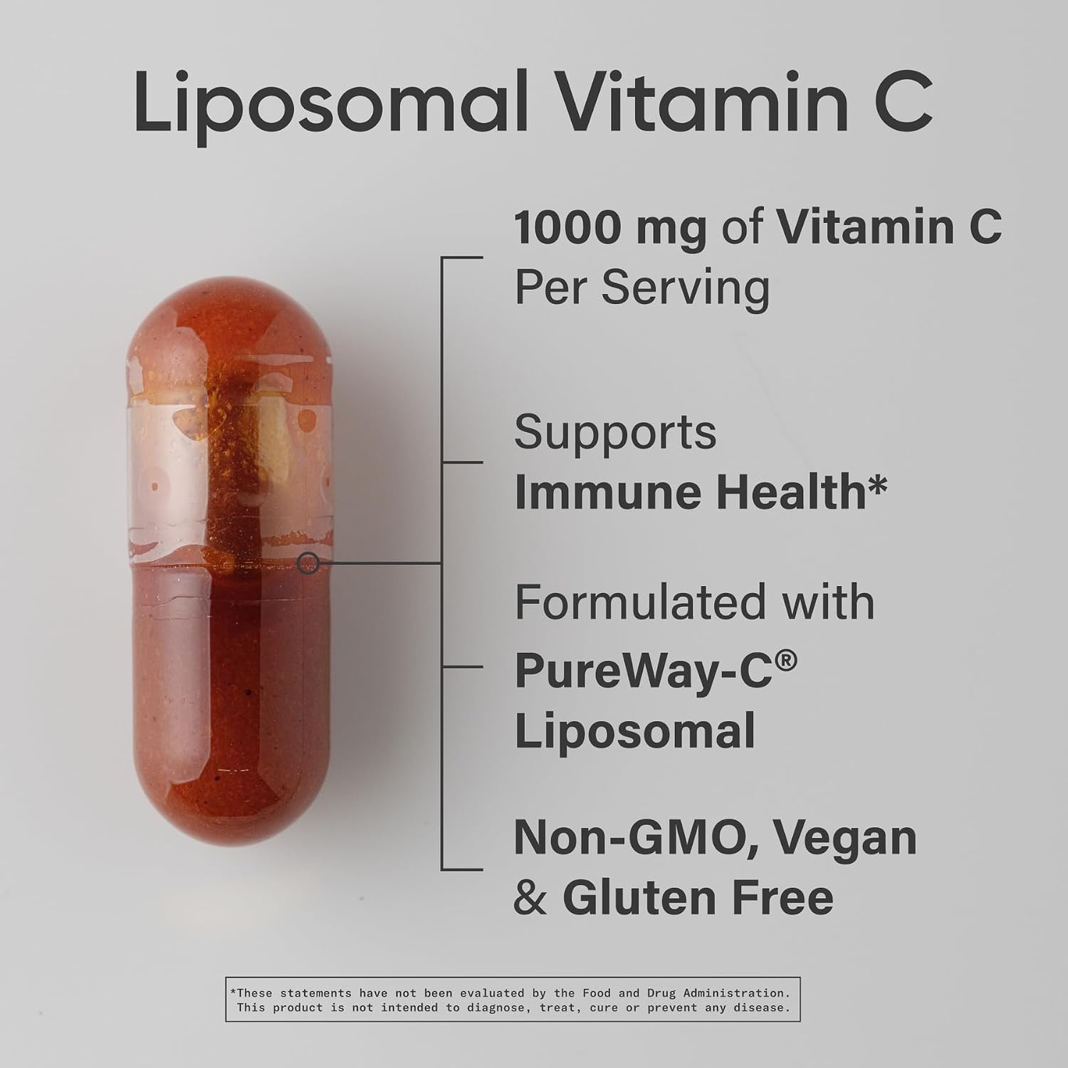 image:imageSports Research High Potency Vitamin C 1000mg 240 Count Veggie CapsulesLiposomal Capsules