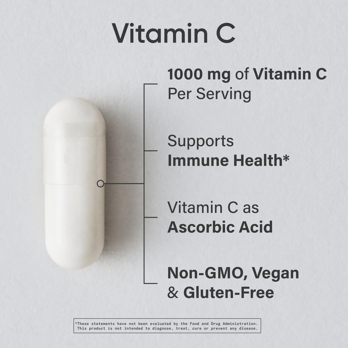 image:imageSports Research High Potency Vitamin C 1000mg 240 Count Veggie CapsulesNonGMO Capsules