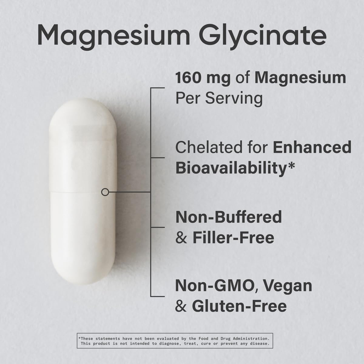 image:imageSports Research Magnesium Glycinate 160mg wCoconut MCT Oil 60 Softgels90 Count Pack of 1