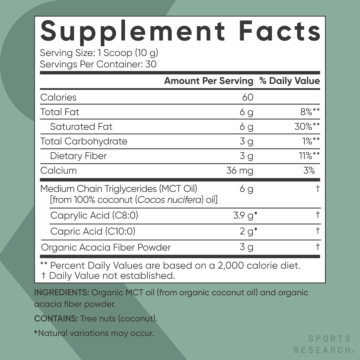 image:imageSports Research Organic Coconut MCT Oil C8C1032oz Unflavored106 Ounce Pack of 1