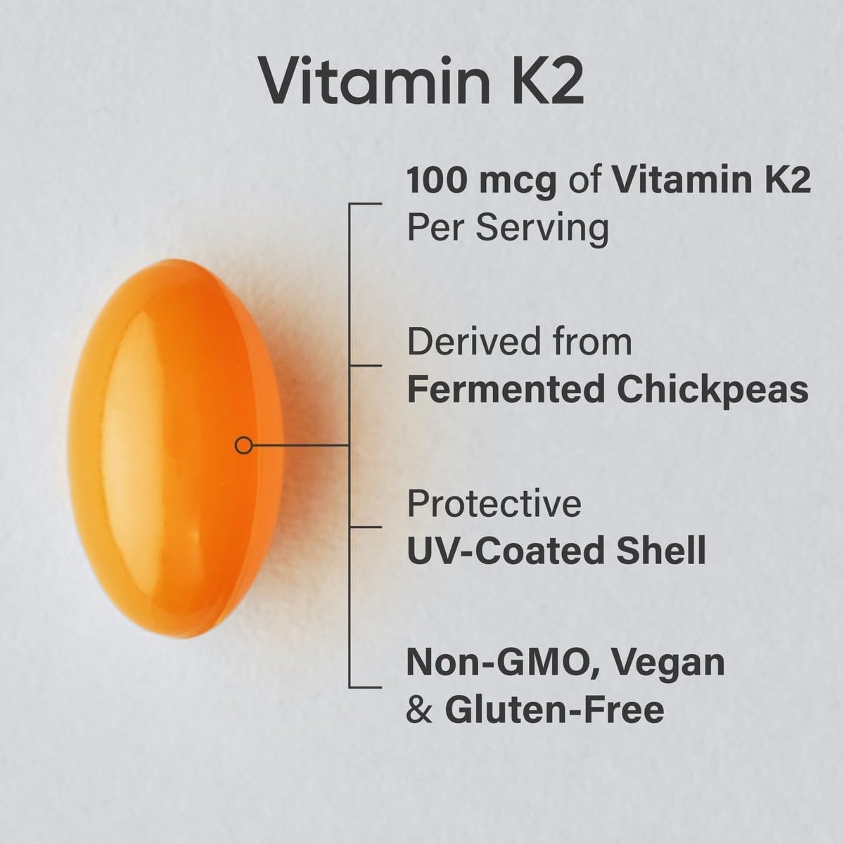image:imageSports Research Vitamin K2 as MK7 100mcg 60 Count Plantgels120 Count Pack of 1