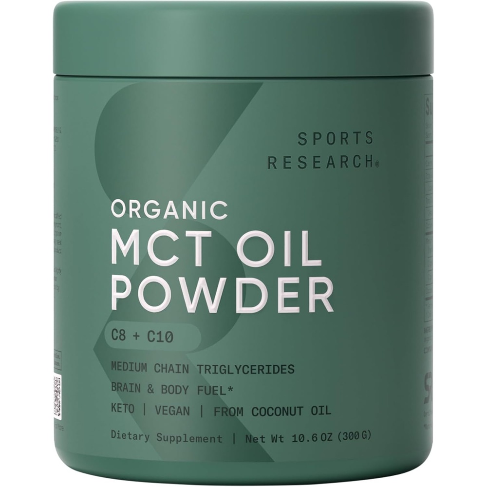 image:imageSports Research Organic Coconut MCT Oil C8C1032oz Unflavored106 Ounce Pack of 1