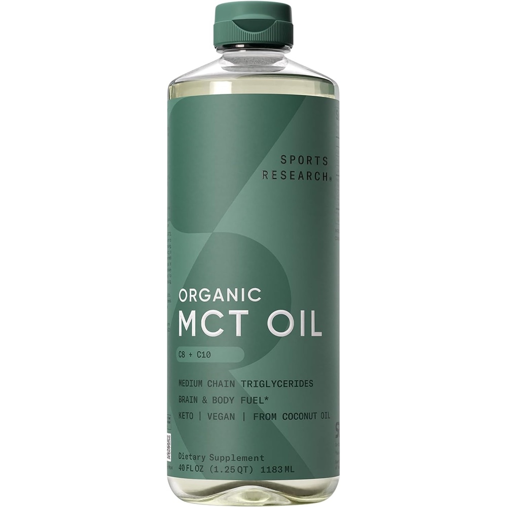 image:imageSports Research Organic Coconut MCT Oil C8C1032oz Unflavored4000 Fl Oz Pack of 1