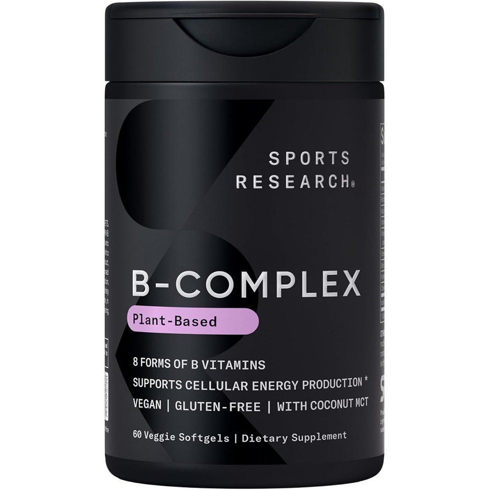 image:imageSports Research Vitamin BComplex 60 Count Plantgels60 Count Pack of 1