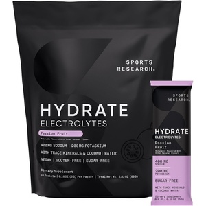 Sports Research® Hydrate Electrolytes Passion Fruit, 16 Packets(Passion Fruit)