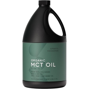 Sports Research® Organic Coconut MCT Oil C8+C10-32oz, Unflavored(128 Fl Oz (Pack of 1))